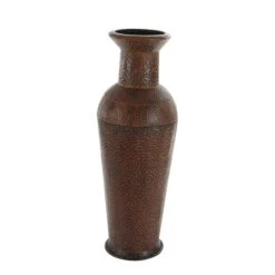 Set Of 3 Brown Metal Traditional Vase, 50", 35", 26" 13 Set Of 3 Brown Metal Traditional Vase, 50", 35", 26" -Michaels Shop D494175S 3