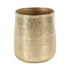 Set Of 3 Gold Aluminum Glam Planter, 12", 16", 20" -Michaels Shop D501361S 2