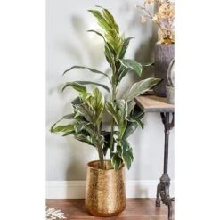 Set Of 3 Gold Aluminum Glam Planter, 12", 16", 20" -Michaels Shop D501361S 8