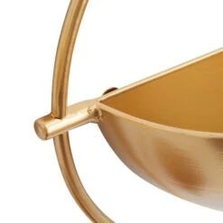 Set Of 3 Gold Iron Contemporary Planter, 15",13", 10" -Michaels Shop D501392S 3