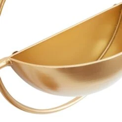 Set Of 3 Gold Iron Contemporary Planter, 15",13", 10" -Michaels Shop D501392S 4