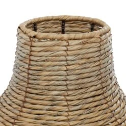 Brown Faux Seagrass Handmade Tall Woven Floor Vase 10" X 10" X 18" -Michaels Shop D502644S 3