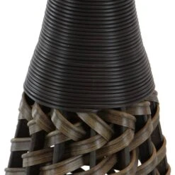 Brown Rattan Coastal Style Vase, 48" X 12" X 12" 12 Brown Rattan Coastal Style Vase, 48" X 12" X 12" -Michaels Shop D502657S 3