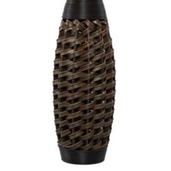 Brown Rattan Coastal Style Vase, 48" X 12" X 12" 13 Brown Rattan Coastal Style Vase, 48" X 12" X 12" -Michaels Shop D502657S 4