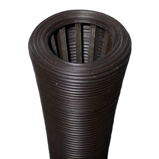 Brown Rattan Coastal Style Vase, 48" X 12" X 12" 7 Brown Rattan Coastal Style Vase, 48" X 12" X 12" - Image 7