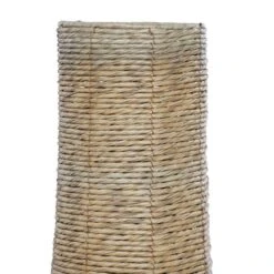 Brown Faux Seagrass Handmade Tall Woven Floor Vase 14" X 14" X 44" -Michaels Shop D502661S 3