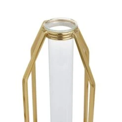 CosmoLiving By Cosmopolitan Set Of 3 Gold Stainless Steel Glam Vase, 13" X 5" X 5" 13 CosmoLiving By Cosmopolitan Set Of 3 Gold Stainless Steel Glam Vase, 13" X 5" X 5" -Michaels Shop D502671S 4