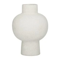CosmoLiving By Cosmopolitan White Ceramic Modern Vase, 8" X 12" -Michaels Shop D507793S 2
