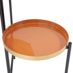 Orange Iron Modern Plantstand, 32" X 22" X 18" -Michaels Shop D508295S 3