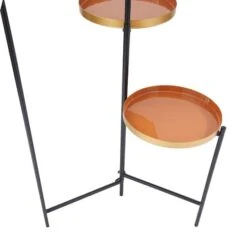 Orange Iron Modern Plantstand, 32" X 22" X 18" -Michaels Shop D508295S 4