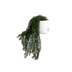 Flora Bunda® 17.5" String Of Peas In Marble Gold Finish Cement