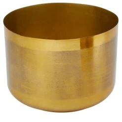 CosmoLiving By Cosmopolitan Iron Modern Planter Set Gold -Michaels Shop D511415S 5