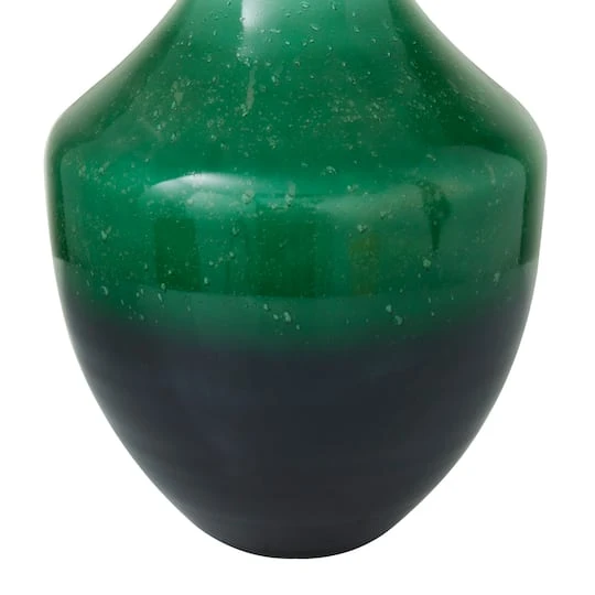 Green Glass Modern Vase, 22" X 12" X 12" 5 Green Glass Modern Vase, 22" X 12" X 12" - Image 5