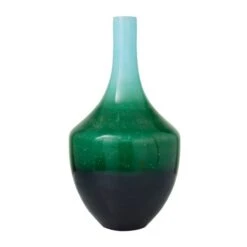 Green Glass Modern Vase, 22" X 12" X 12" 13 Green Glass Modern Vase, 22" X 12" X 12" -Michaels Shop D514264S 5