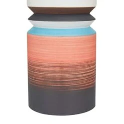 Set Of 2 Multi Stoneware Modern Vase, 14" X 5" X 5" 12 Set Of 2 Multi Stoneware Modern Vase, 14" X 5" X 5" -Michaels Shop D514266S 4