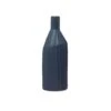 Hello Honey® 11" Navy Ceramic Bottle Vase