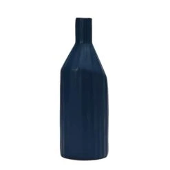 Hello Honey® 11" Navy Ceramic Bottle Vase 8 Hello Honey® 11" Navy Ceramic Bottle Vase -Michaels Shop D587552S 3