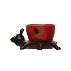 Hello Honey® 3" Stoneware Ladybug Planter -Michaels Shop D587926S 1 1