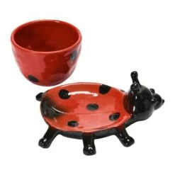 Hello Honey® 3" Stoneware Ladybug Planter -Michaels Shop D587926S 2