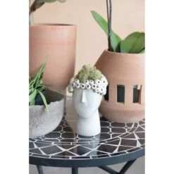 Hello Honey® 6'' Reactive Glaze Stoneware Head Planter -Michaels Shop D588010S 2
