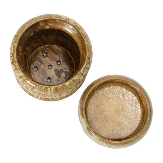 Hello Honey® 5'' Stoneware Planter With Saucer 4 Hello Honey® 5'' Stoneware Planter With Saucer - Image 4