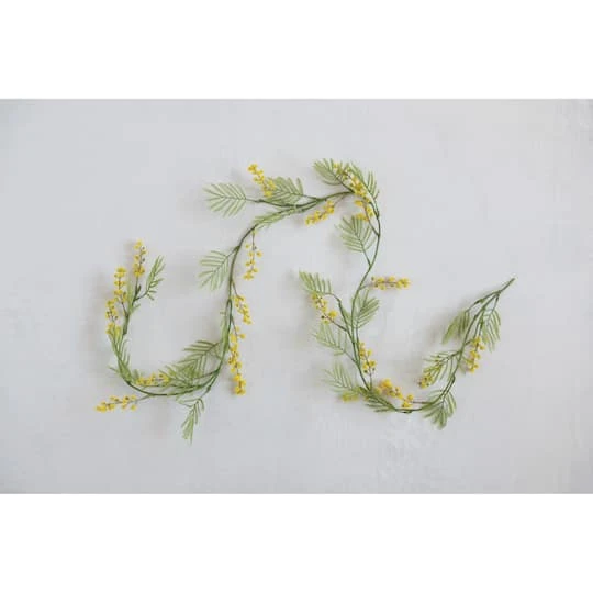 Hello Honey® Faux Botanical Garland With Yellow Flowers 4 Hello Honey® Faux Botanical Garland With Yellow Flowers - Image 4