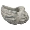 Santa's Workshop 10'' Cement Conch Planter Accent