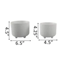 Flora Bunda® Hiero Footed Planter Set 7 Flora Bunda® Hiero Footed Planter Set -Michaels Shop D600013S 2