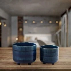 Flora Bunda 6" & 4.75" Barcode Footed Ceramic Set -Michaels Shop D600048S 3