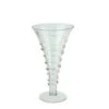 Northlight 15.75" Clear Transparent Spiral Glass Trumpet Vase
