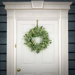 22" Eucalyptus & Grass Wreath 7 22" Eucalyptus & Grass Wreath -Michaels Shop D613411S 2