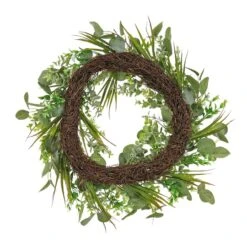 22" Eucalyptus & Grass Wreath 9 22" Eucalyptus & Grass Wreath -Michaels Shop D613411S 4