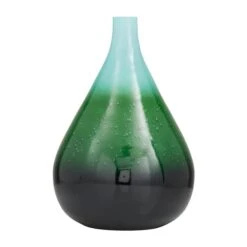 18" Green Glass Modern Vase -Michaels Shop D616595S 2