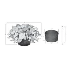 Haute Decor 24" Hydrangea Urn Filler With Adjustable Height -Michaels Shop D623451S 4