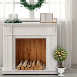 14'' Multicolor Mini Spring Mistletoe Tree With Berries In Potted Pulp -Michaels Shop D649936S 2