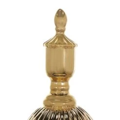 31.5" Gold Ceramic Decorative Jars With Grooves 14 31.5" Gold Ceramic Decorative Jars With Grooves -Michaels Shop D736253S 5