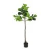 6ft. Potted Green Fiddle Leaf Artificial Tree