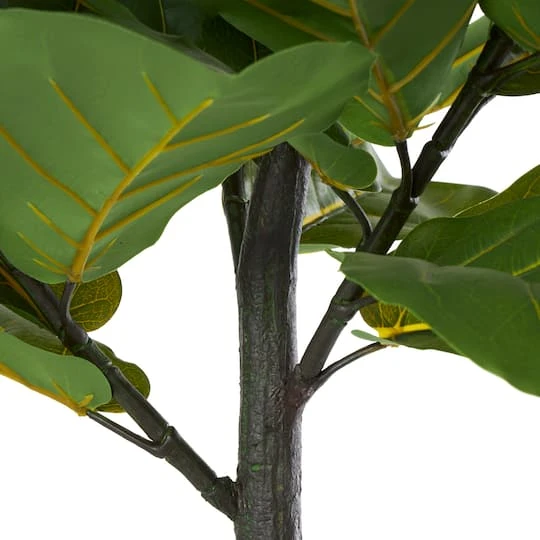 6ft. Potted Green Fiddle Leaf Artificial Tree 4 6ft. Potted Green Fiddle Leaf Artificial Tree - Image 4