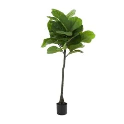 6ft. Potted Green Fiddle Leaf Artificial Tree 10 6ft. Potted Green Fiddle Leaf Artificial Tree -Michaels Shop D736259S 4