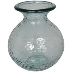 13" Clear Recycled Glass Vase -Michaels Shop D758429S 1 1