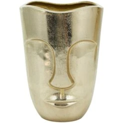 Gold Glam Aluminum Face Vase Set 15 Gold Glam Aluminum Face Vase Set -Michaels Shop D758459S 2