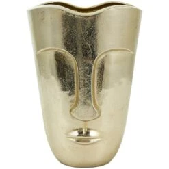 Gold Glam Aluminum Face Vase Set 16 Gold Glam Aluminum Face Vase Set -Michaels Shop D758459S 3