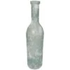29" Frosted Spanish Bottle Glass Vase