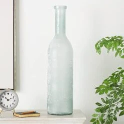 29" Frosted Spanish Bottle Glass Vase -Michaels Shop D758471S 10