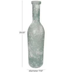 29" Frosted Spanish Bottle Glass Vase -Michaels Shop D758471S 9