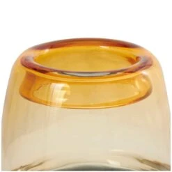 9" Orange Ombre Glass Vase -Michaels Shop D758488S 2