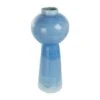 21" Blue Ceramic Bubble Inspired Ombre Vase