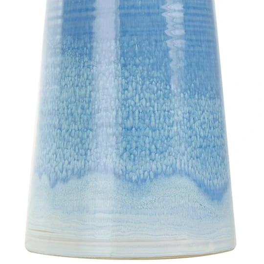 21" Blue Ceramic Bubble Inspired Ombre Vase 4 21" Blue Ceramic Bubble Inspired Ombre Vase - Image 4