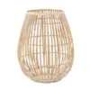 15" Bamboo Handmade Open Frame Round Vase