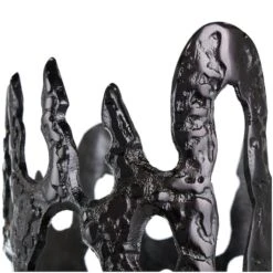 31" Contemporary Aluminum Melting Drip Vase Black 11 31" Contemporary Aluminum Melting Drip Vase Black -Michaels Shop D758516S 5